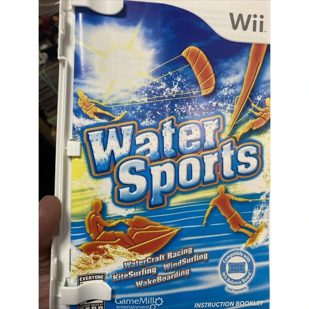 Water Sports - Nintendo Wii Game 2009 w/Manual Tested CIB